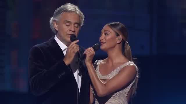 Watch Andrea Bocelli And Nicole Scherzinger Perform ‘Don’t Cry For Me ...