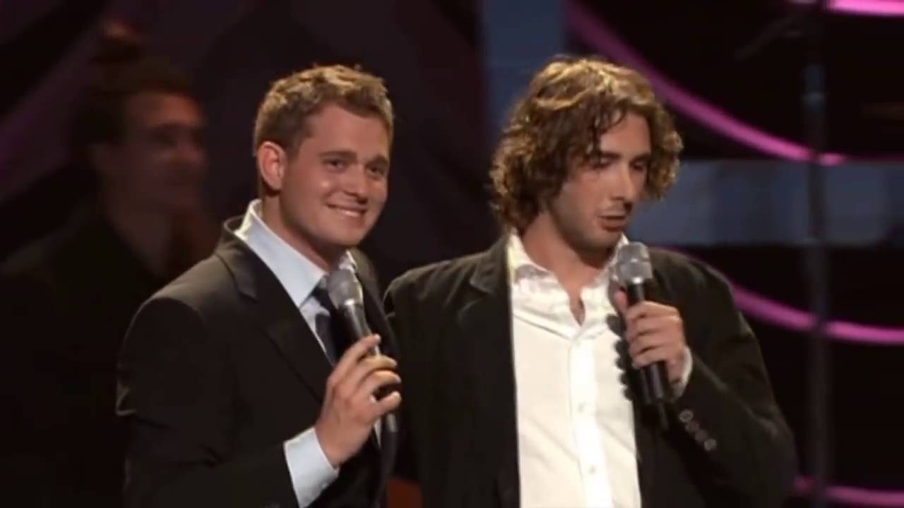 When Michael Bublé And Josh Groban Had An Epic SingOff Live On Stage